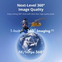 Camara DJI Osmo 360 Sensor 1 Pulg 8K