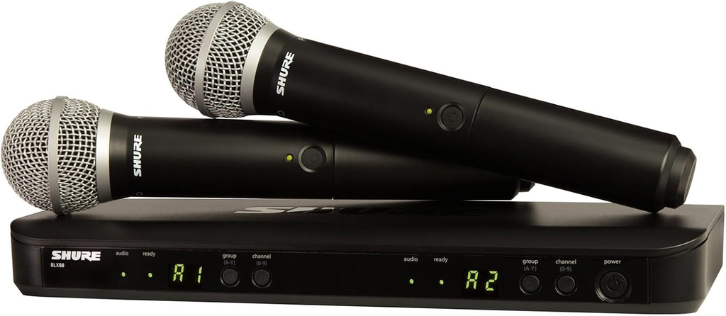 Microfono Dual Inalambrico Shure BLX288/SM58 J10