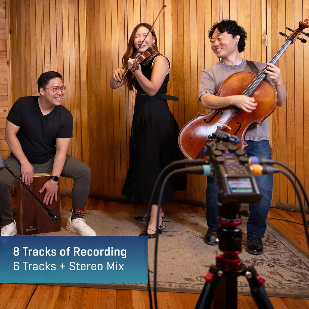 Grabadora Zoom H6Studio Handy Recorder 32 bit Flotantes