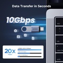 Convertidor Otg Tipo C Macho a Usb 3.0 10Gbps Hembra Ugreen