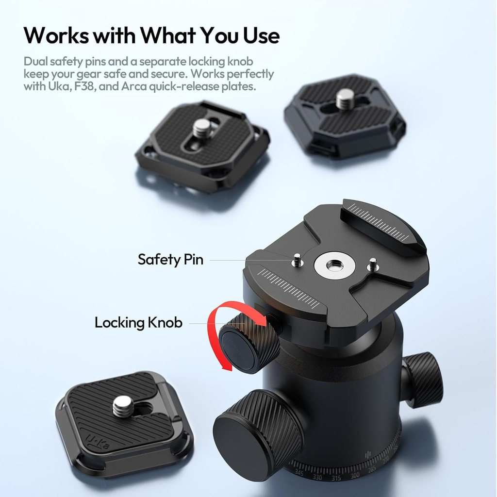 Tripode Portatil de Viaje Ulanzi TT30 altura Maxima 44 CM