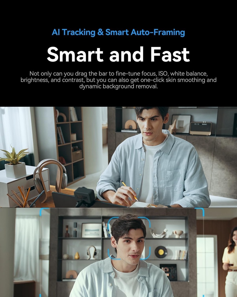 Webcam Hollyland Lyra Streaming Combo UHD 4K Webcam Sensor 1/1.5" Auto Framing HDR