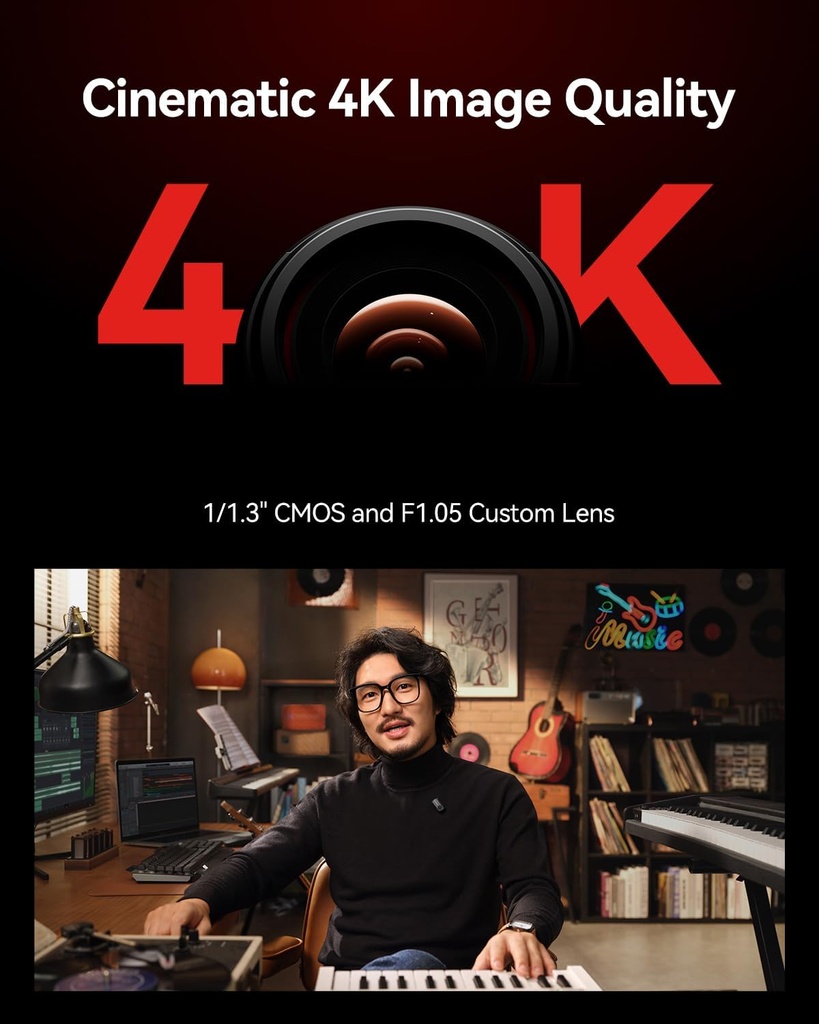 Camara Hollyland VenusLiv Air Sensor 1/1.3" Streaming 4K30p UVC HDMI 