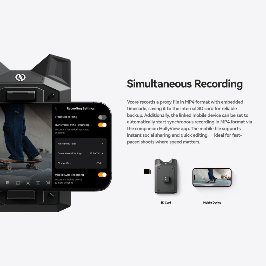 Transmisor Hollyland Vcore 4K 30Fps Baja Latencia 4 Dispositivos