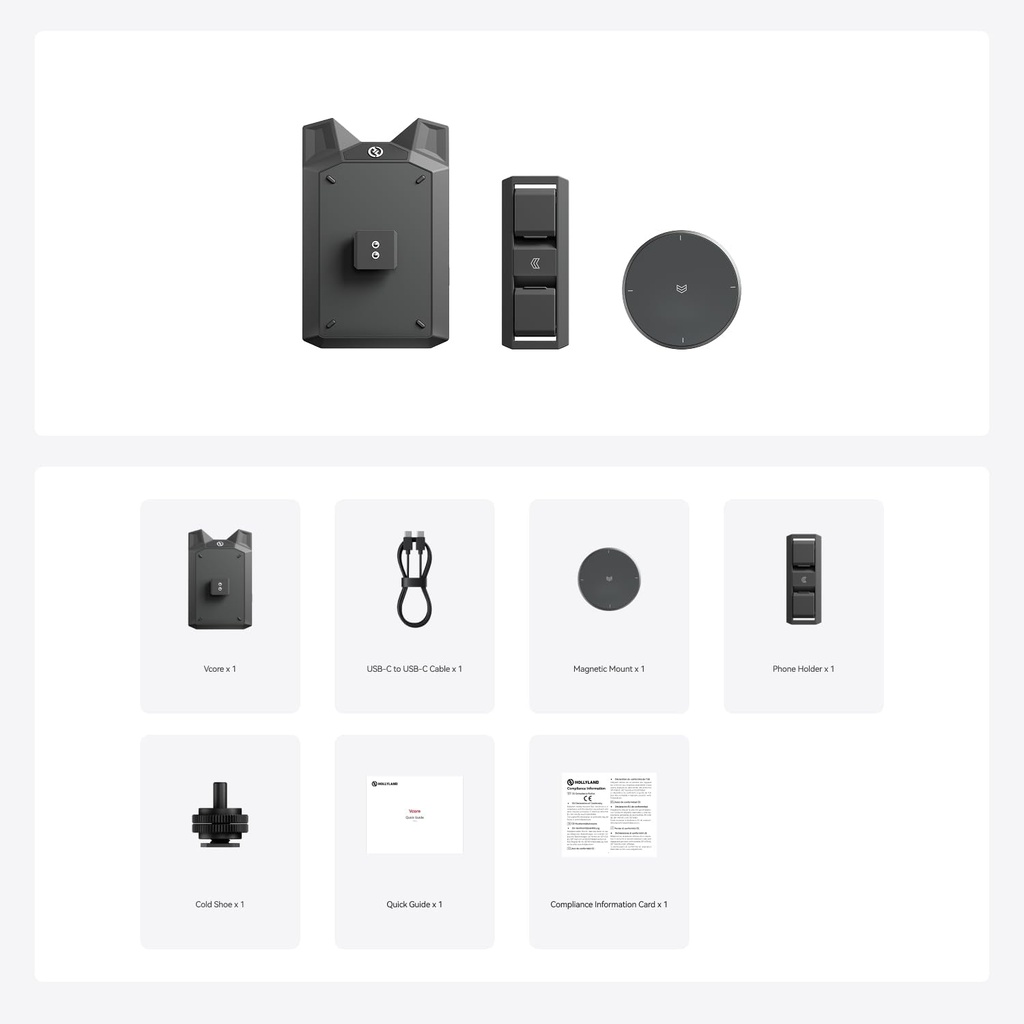 Transmisor Hollyland Vcore 4K 30Fps Baja Latencia 4 Dispositivos