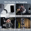 Cable Smallrig USB C Macho Macho Trenzado USB 3.2 Gen 2x2 100W 20Gbps 90 Grados 1 mts