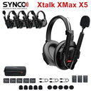 Intercomunicador Synco Xtalk XMax5 Dual Ear 500 Mts Kit 5 und