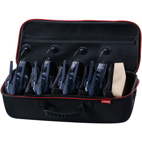 Intercomunicador Synco Xtalk Master Alcance 500 Mts Kit 4 intercom