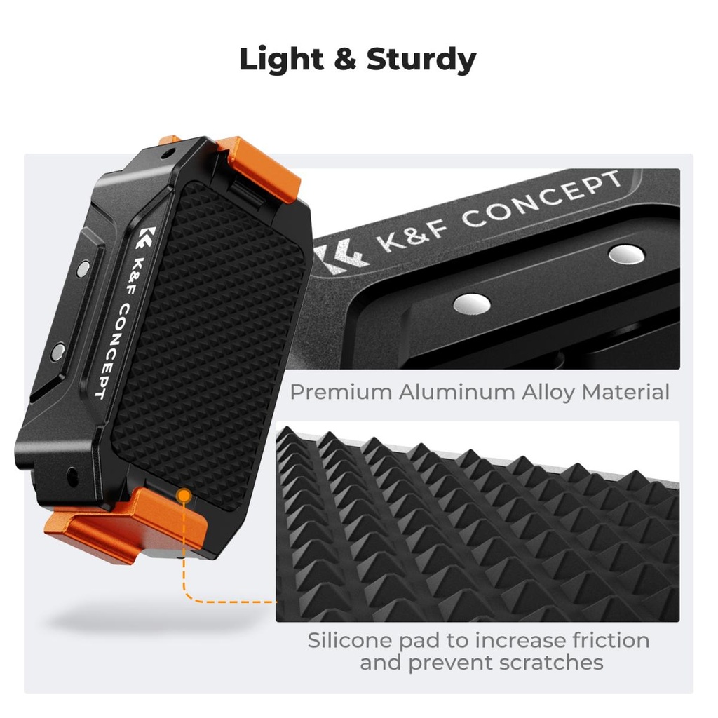 Adaptador de tripode Magnetico para DJI ACTION3/4/5 PRO K&f Concept