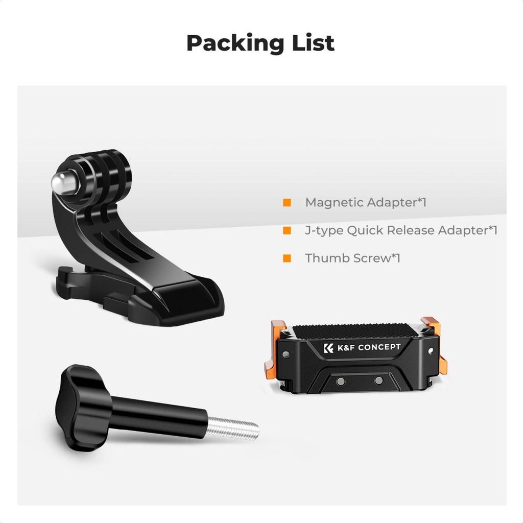 Adaptador de tripode Magnetico para DJI ACTION3/4/5 PRO K&f Concept