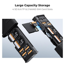 Lector de Memorias SD MicroSD estuche de memorias K&f Concept