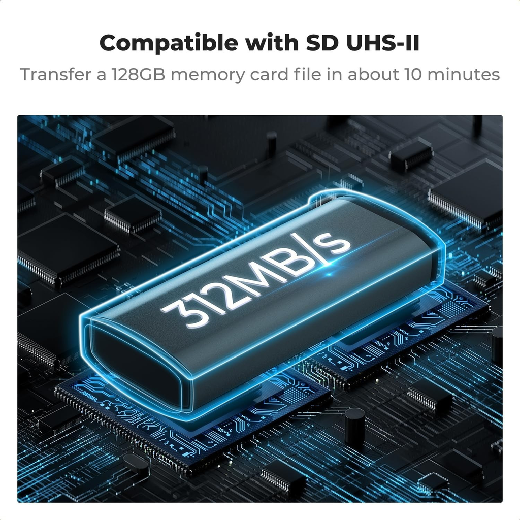 Lector de Memorias SD MicroSD estuche de memorias K&f Concept