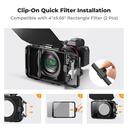 Matte box Filter K&f Concept 67-72-77-82-95 mm + Case Duro