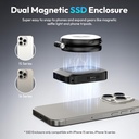 Docking Ulanzi MA55 Magsafe SSD Enclosure Soporta NVMe 2230 / 2242 hasta 2TB