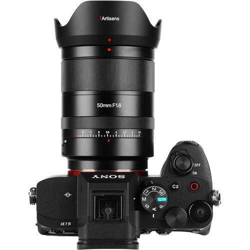 Lente 7Artisans 50mm F1.8 AF E Mount Sony Full Frame