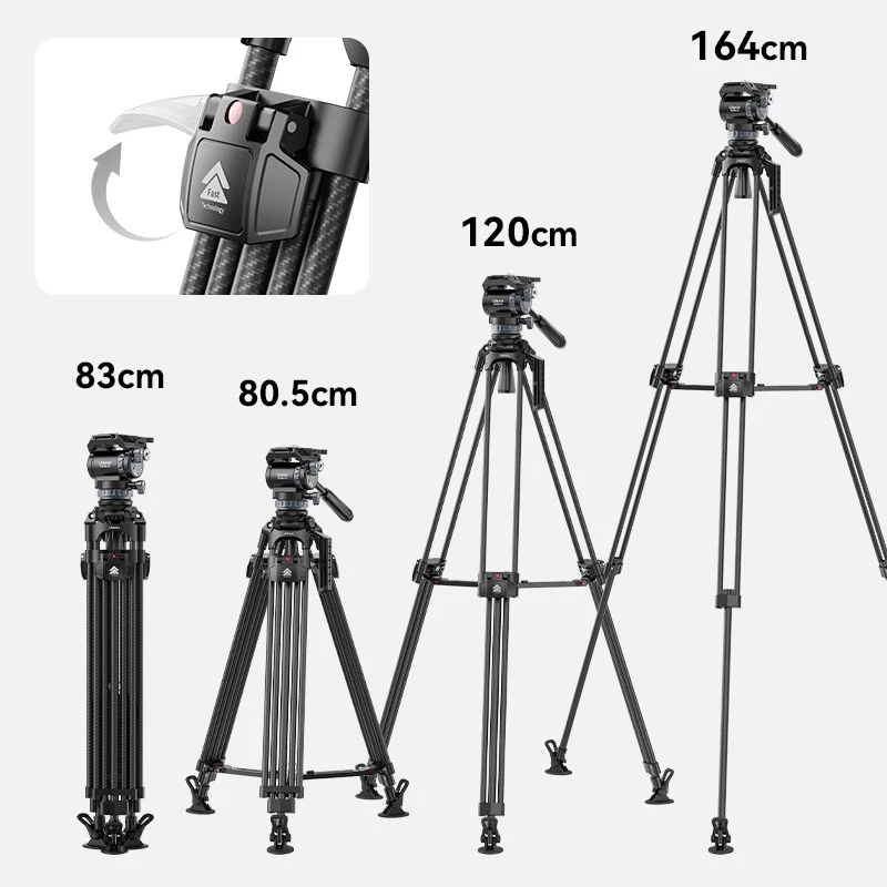 Trípode Profesional Ulanzi VideoFast Heavy Duty 164 CM