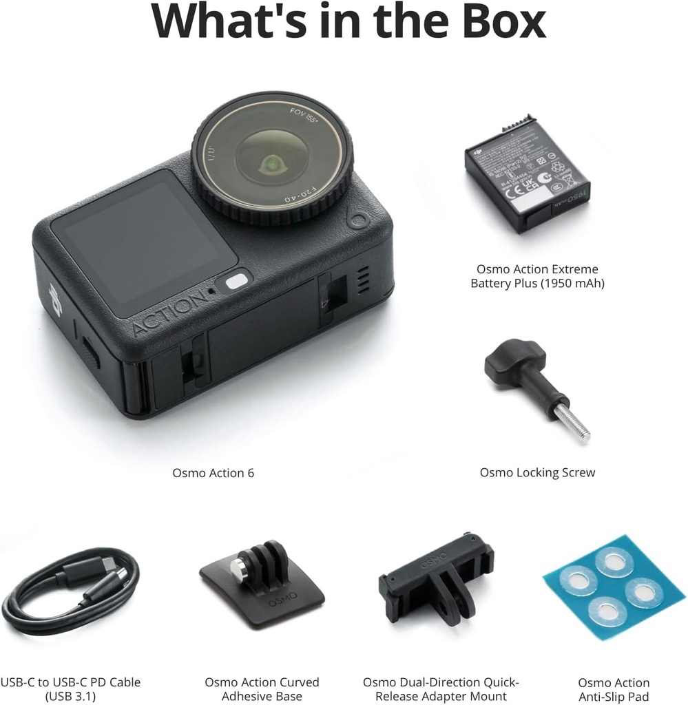 Camara Dji Osmo Action 6 Standard Combo