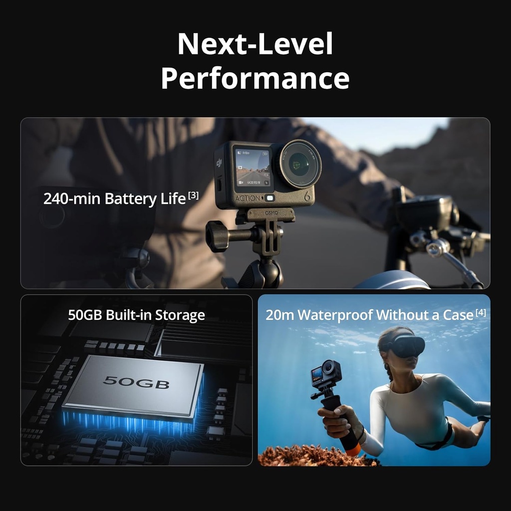 Camara Dji Osmo Action 6 Standard Combo