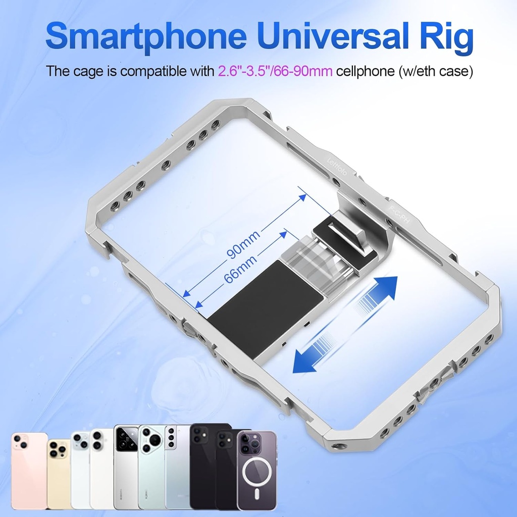 Estabilizador Rig Leftfoto Metalico Android iPhone 2 Grip