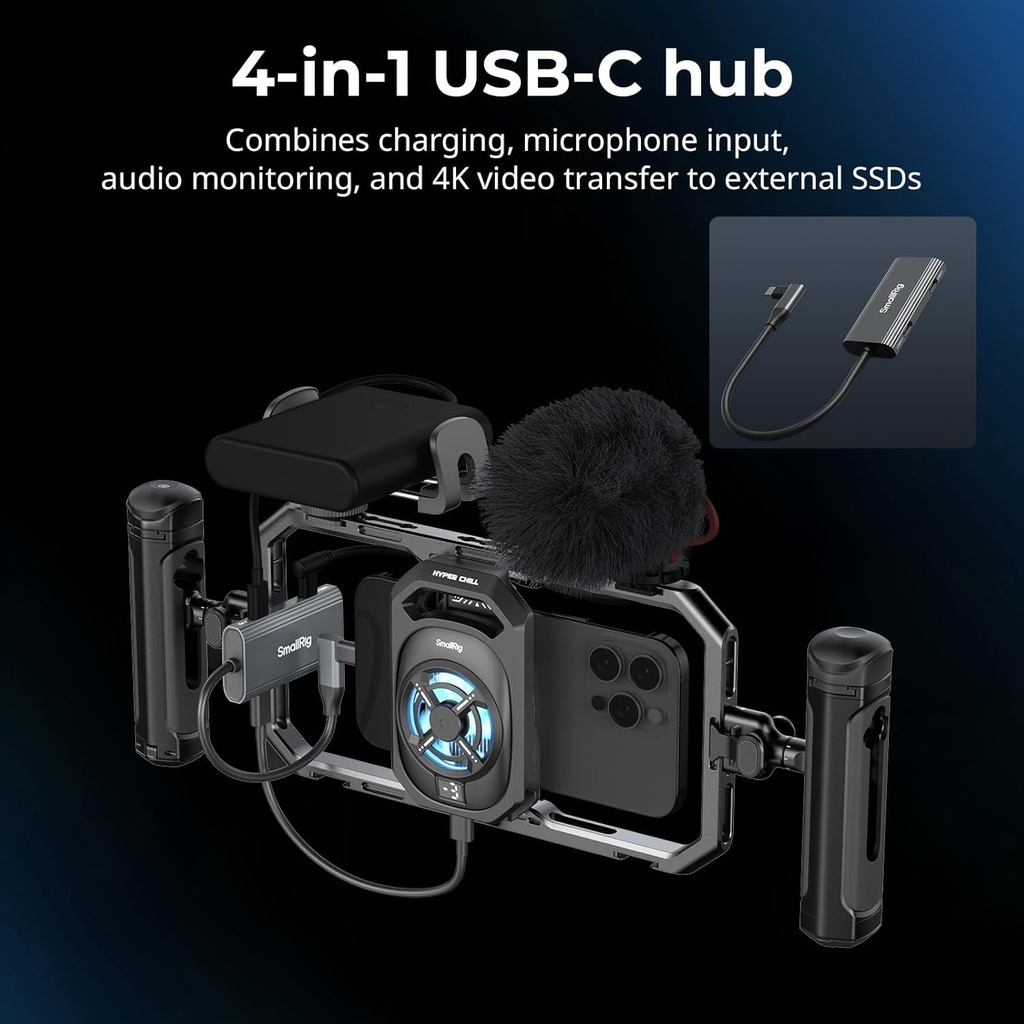 Estabilizador Rig SMALLRIG Refrigerado Android iPhone 2 Grip