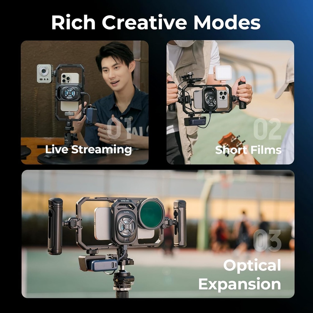 Estabilizador Rig SMALLRIG Refrigerado Android iPhone 2 Grip