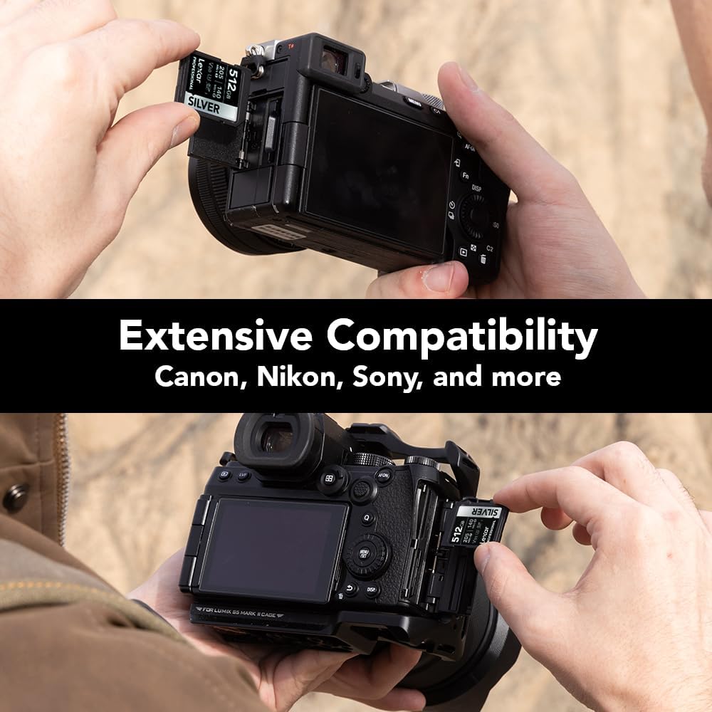 Memoria Sd 512GB Lexar Class 10 U3 V30 Silver Sdxc UHS-I