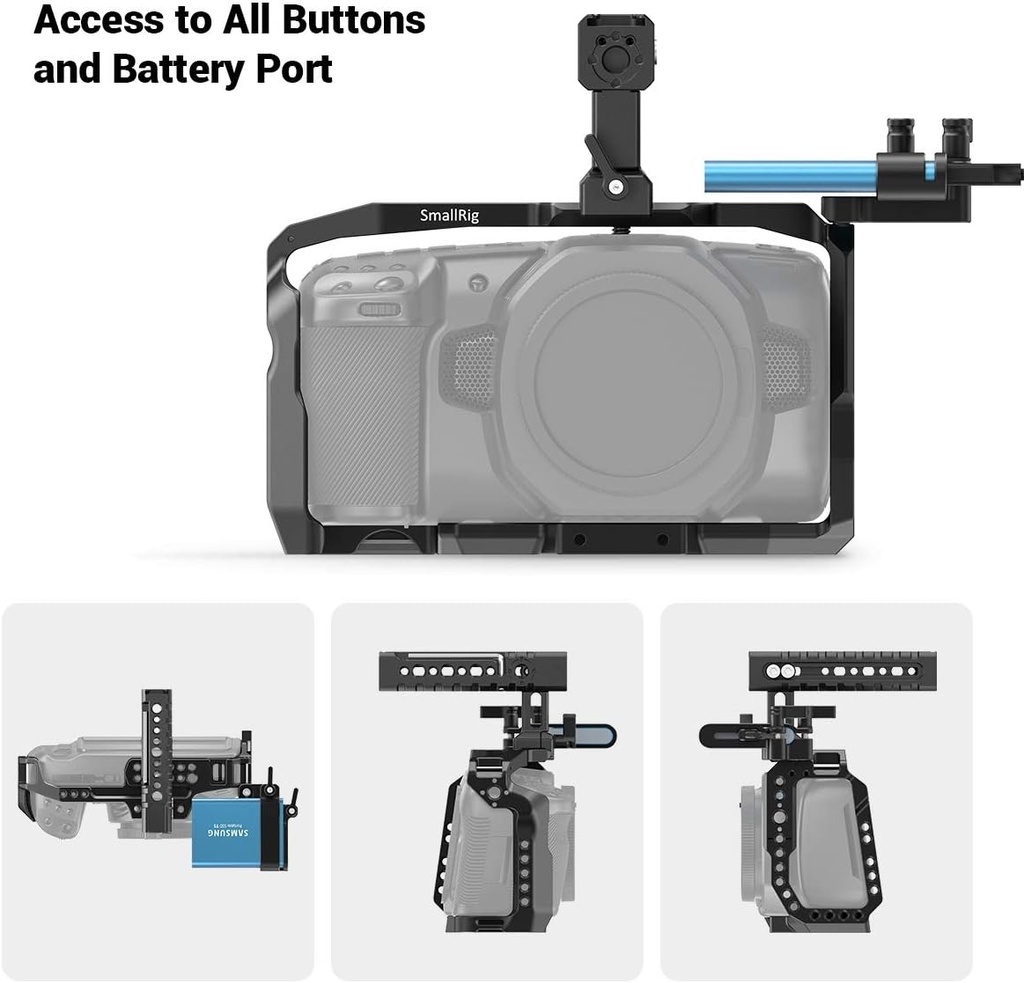 Jaula Smallrig Para Cámara Blackmagic Design Pocket Cinema Camera 4K & 6K