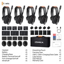 Intercomunicador Comica Audio Seekcom S1 Set 5 alcance 500 Mts