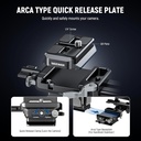 Plato Bateria Vmount Neewer PS015 Pro con liberacion rapida arca