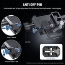 Plato Bateria Vmount Neewer PS015 Pro con liberacion rapida arca