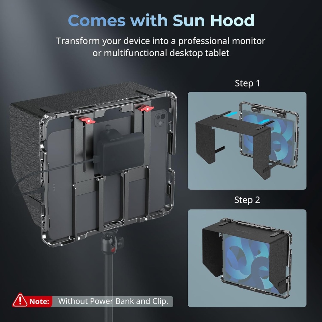 Jaula Universal iPad Tablet SMALLRIG con parasol