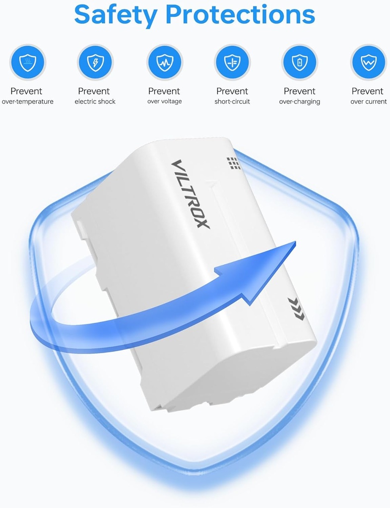 Bateria VILTROX NP-F750 4400mAh recargable USB