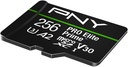 Tarjeta Micro SD PNY 256GB PRO Elite Prime microSDXC UHS-I V30