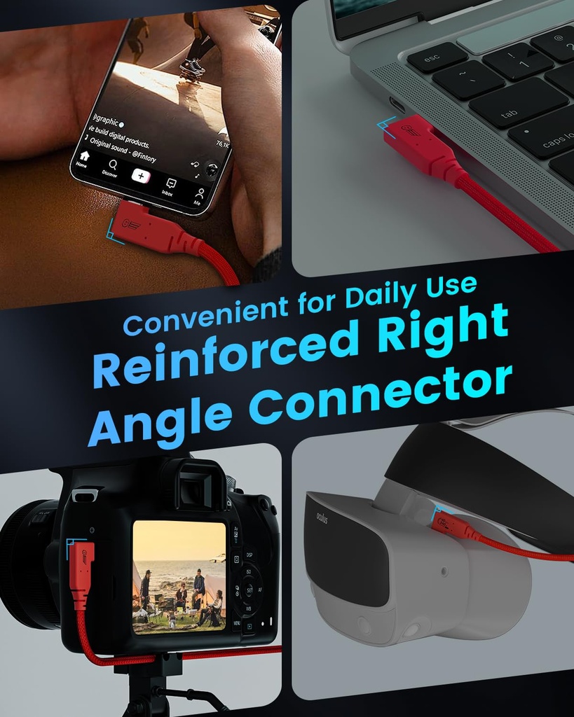 Cable Tipo C para Tether 5 Metros GeoHN.G