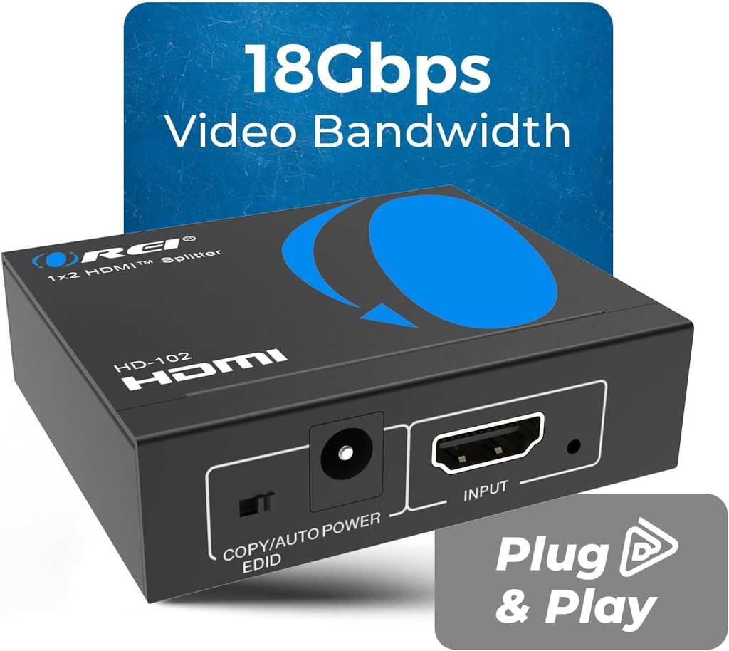 Hdmi Splitter 1x2 4K 30Hz Orei