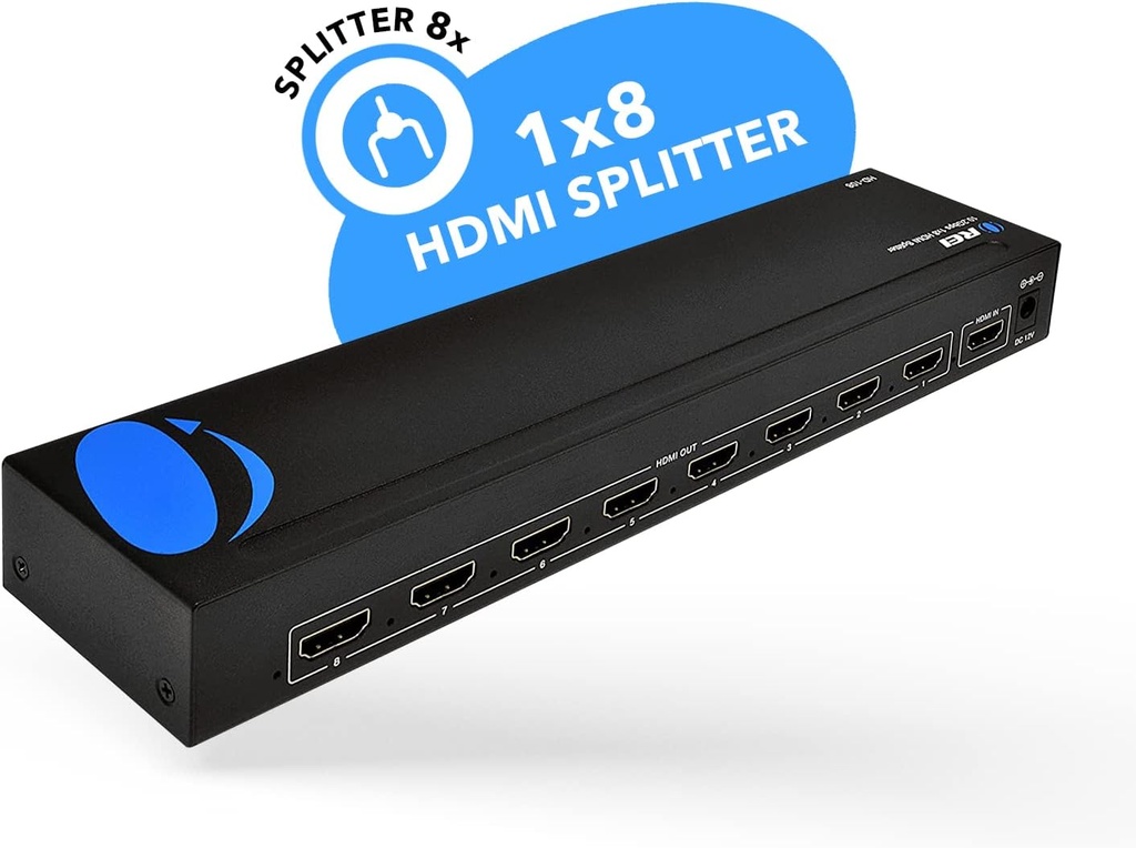 Hdmi Splitter 1x8 4K 30Hz HDMI 1.4 HDCP Orei