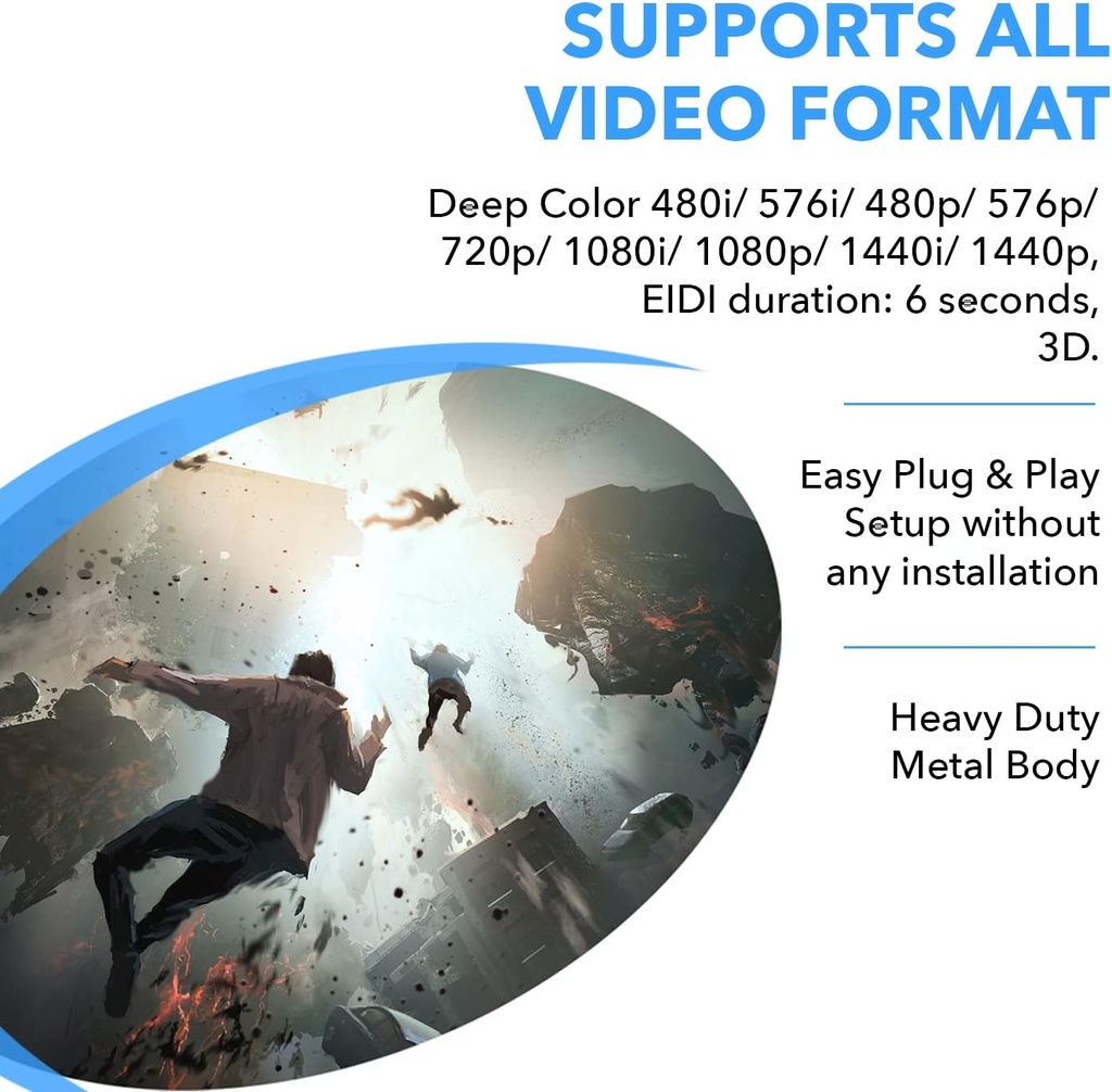 Hdmi Splitter 1x8 4K 30Hz HDMI 1.4 HDCP Orei