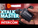Intercomunicador Synco Xtalk Master Alcance 500 Mts Kit 4 intercom