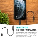 Adaptador iPhone iPad Lightning Plug Trs 3.5mm MOVO IMA-4