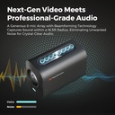 Camara NearStream VM20 4K USB Streaming 40X Zoom Hibrido 8 Mic Control Remoto HDMI/USB/RJ45