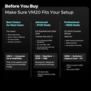 Camara NearStream VM20 4K USB Streaming 40X Zoom Hibrido 8 Mic Control Remoto HDMI/USB/RJ45