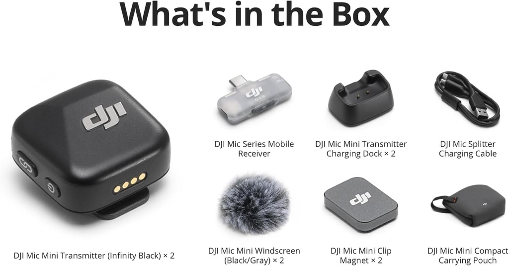 Microfonos DJI Mic Mini Inalambricos Tipo C