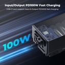 Bateria Vmount K&f Concept 99wh 6700mah 100w Pd Usb-c Dtap DC