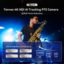 Camara PTZ 4K NDI 20X Tenveo VX20M HDMI IP USB 3.0 Poe AI Tracking