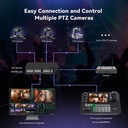 Teclado Controlador Ptz Tenveo Kb300pro NDI Pantalla 7 Pulg