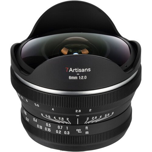 Lente 7Artisans Manual 6mm F2.0 Sony E Mount APSC