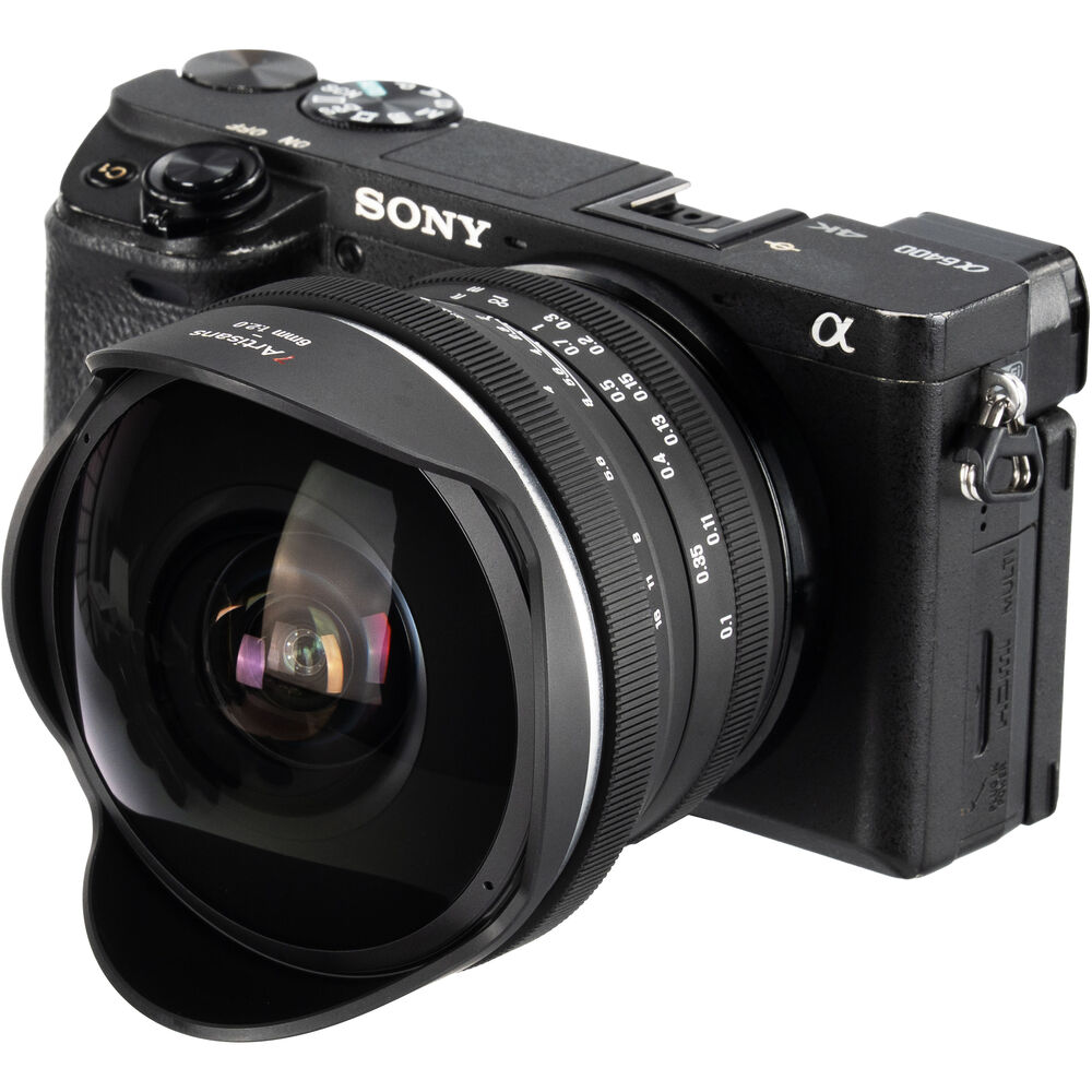 Lente 7Artisans Manual 6mm F2.0 Sony E Mount APSC