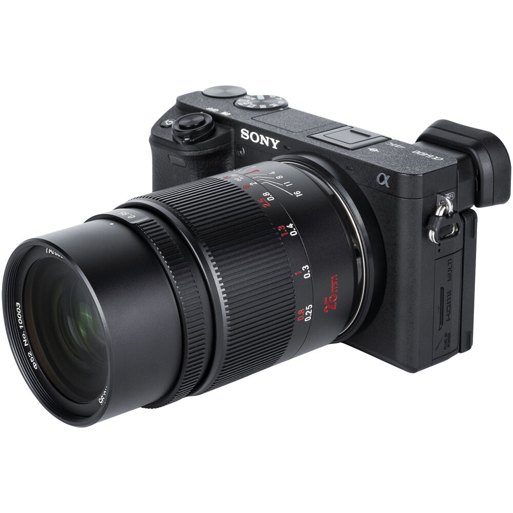 Lente 7Artisans Manual 25mm F0.95 Sony E Mount APSC
