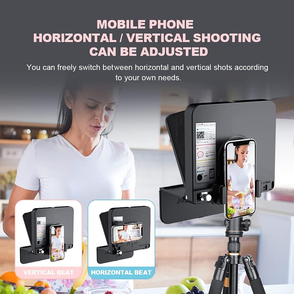 Teleprompter LENSGO TC7S Portatil para Smartphone