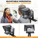 Teleprompter LENSGO TC12 para Camaras